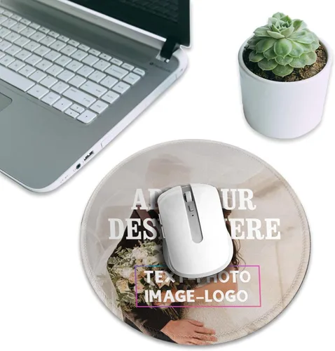 Miniatura 7 de OHORTEB Alfombrilla de ratón personalizada con foto, tapete de escritorio para laptop con imagen personalizada y texto, almohadilla de escritorio