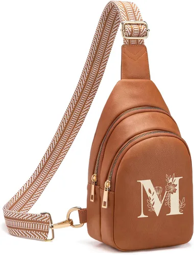 Miniatura 48 de Viverte Bolsas Cruzadas para Mujeres Bolso de Hombro Inicial Riñoneras Personalizadas Regalos para Mamá Mujer Esposa