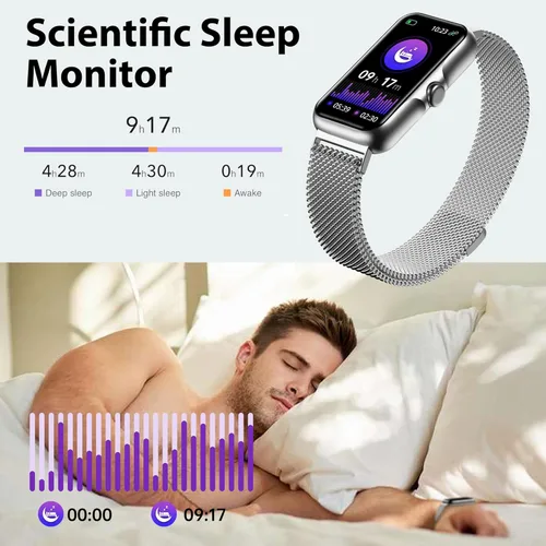 Miniatura 4 de Fitness Tracker with 24/7 Continuous Heart Rate, Blood Oxy-gen Monitor, Smart Watch with Sleep Monitor, IP68 Waterproof Activity Tracker Step