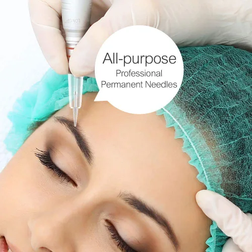 Miniatura 3 de Agujas de maquillaje permanente para cejas, agujas de tatuaje de maquillaje, 1R/1P, cartucho de aguja de maquillaje permanente para delineador
