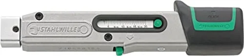 Stahlwille Llave dinamométrica 730, tamaño 2, 4-20Nm, inserto de 0.354x0.472 in, 7.047 in de largo, con portaherramientas para herramientas de