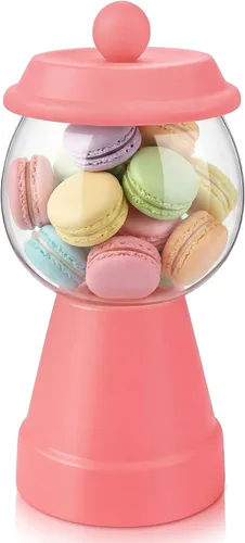 Miniatura 14 de Thyle Tarro de plástico para dulces de 27 onzas con tapa, tarro de caramelo de cerámica, contenedor de almacenamiento de alimentos para Pascua