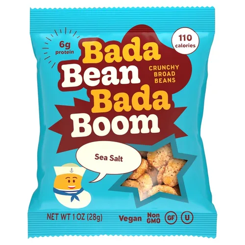 Miniatura 8 de Enlightened Bada Bean Bada Boom - Proteína a base de plantas, libre de gluten, vegana, crujientes y tostadas (habas), 110 calorías por porción