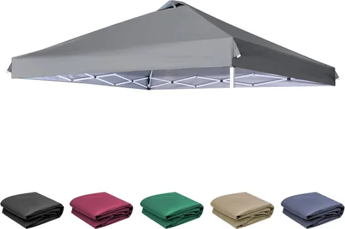 Miniatura 23 de SCOCANOPY Parte superior de repuesto con ventilación de aire para marco de toldo de 10x10, SOLO cubierta de toldo, (Turquesa)