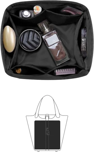 KINGS IN BAG Organizador para bolsas de mano y bolsas de mano, bolsas de lujo con satén sedoso, se adapta a bolsas de Picotin 1822, ligeras para uso