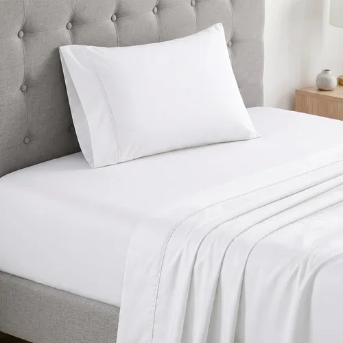 Miniatura 53 de LANE LINEN - Sábanas tamaño Split King para cama ajustable, 450 hilos, 100% algodón, 2 sábanas bajeras individuales XL, con bolsillo profundo, 05