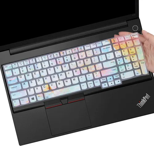 Miniatura 10 de Funda de teclado para Lenovo ThinkPad E15 Gen 4/3/2, ThinkPad L15 Gen 2/1, ThinkPad T15 T15p T15g P15s P15s P15v Gen 3/2/1, ThinkPad E580 E590 E595