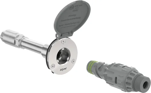 Miniatura 12 de Aquor House Hydrant V1+ - Grifo para exteriores antiheladas, válvula antisifón con conexión rápida, boquilla de manguera empotrada a prueba