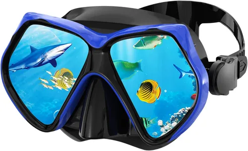 Miniatura 9 de Máscara de buceo Anti-niebla Natación Snorkel máscara para adultos Buceo Natación Snorkel Gafas Verde