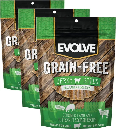 Miniatura 13 de Evolve Golosinas para perros de salmón y batata sin granos