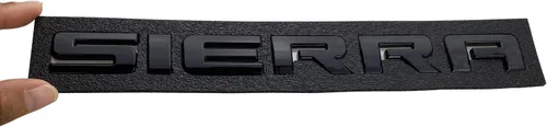 Miniatura 2 de 1x Emblema Cromado Sierra COMPATIBLE CON GMC Puerta Trasera Portón Trasero PORTÓN ELEVADOR Insignia Letras Nombre 3D Realzado Adhesivo Fuerte