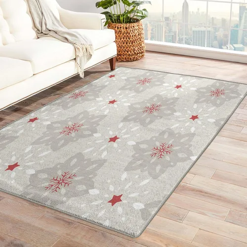 Miniatura 38 de Alfombra de oso de 2 x 3 pies, alfombra de Navidad para entrada, sala de estar, dormitorio, alfombra de animales salvajes, decoración de habitación