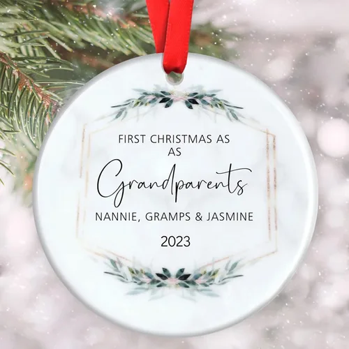 Miniatura 24 de Adornos familiares personalizados, adorno de Navidad familiar, decoración del hogar de Navidad, regalos de Navidad para la familia, adornos de árbol