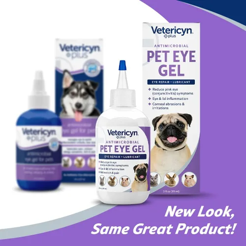 Miniatura 2 de Vetericyn Plus Pet Eye Gel Alternativa de ungüento para ojos de perros y gatos para lubricar y aliviar irritaciones y abrasiones oculares, reducir