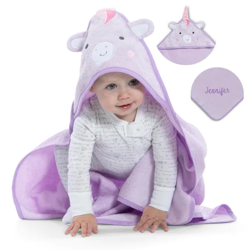 Miniatura 12 de Delta Children Toalla de baño con capucha para niños con bolsillos - Super suave y absorbente - Gran regalo para niños y niñas, Perro Marrón