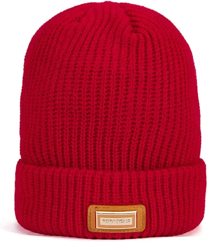Miniatura 9 de Gorro clásico unisex de pescador, gorro de invierno de punto acrílico suave, cálido y a la moda