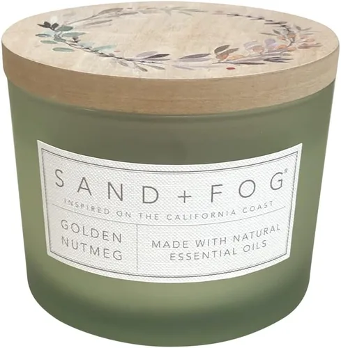 Miniatura 36 de Sand + Fog Vela aromática - Calabaza y Clavo – Fragancias y tamaños adicionales – Mecha 100% de algodón sin plomo - Velas de lujo en tarro
