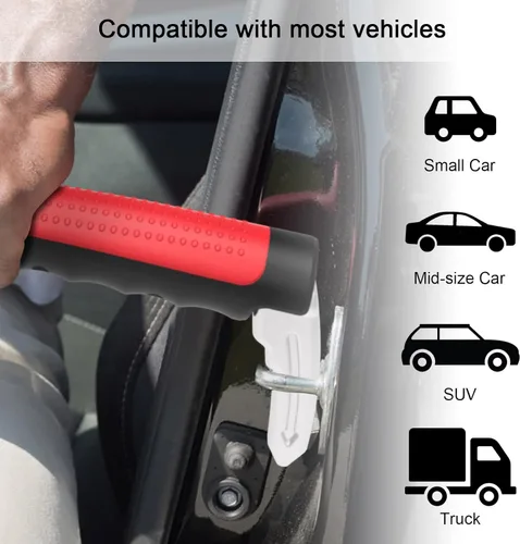 Miniatura 6 de Paquete de 2 manijas multifunción para automóvil para ancianos y discapacitados, mango de asistencia de puerta automotriz 3 en 1, cortador