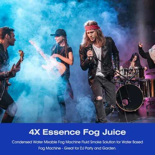 Miniatura 6 de Fog Juice - Máquina de niebla mezclable con agua condensada, solución de humo líquido para máquina de niebla a base de agua, ideal para fiestas