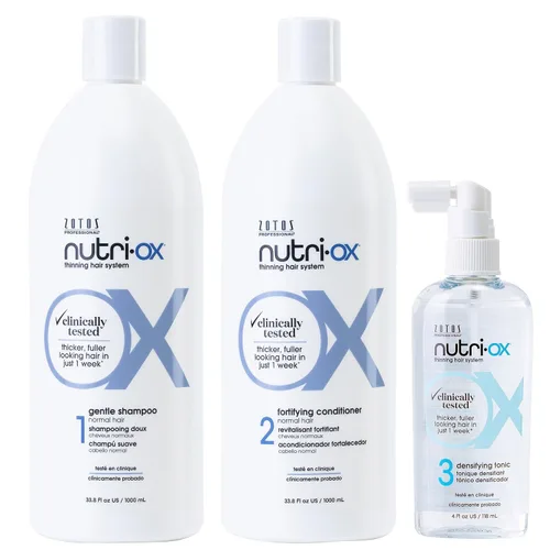 Miniatura 14 de NUTRI-OX Champú suave normal para adelgazar el cabello Cabello más grueso y de aspecto más completo Probado clínicamente y dermatológicamente
