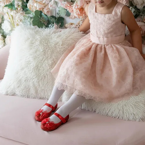 Miniatura 2 de Nova Utopia - Zapatos planos con luces para niñas pequeñas, estilo Mary Jane, para ballet