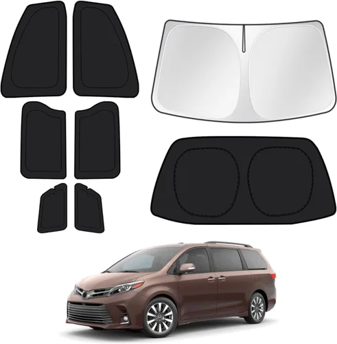Miniatura 182 de Canvcle Parasol para parabrisas para Honda Civic de 11ª generación 2022-2025 2026 (no para Hatchback), kit de cubierta para ventana trasera lateral