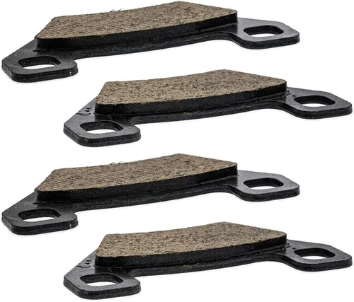 Miniatura 8 de NICHE Juego de pastillas de freno delanteras y traseras de acero aleado para Arctic Cat 1436-420 1436-811 Polaris 2204137 Orgánico