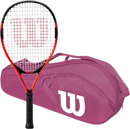 Miniatura 10 de Wilson Pro Staff Precision Jr - Raqueta de tenis incluida con una bolsa de tenis o mochila
