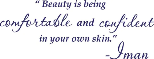 Miniatura 9 de Blinggo Beauty is Being Comfortable and Confident in Your Own Skin - Arte de pared con cita inspiradora para decoración de dormitorio y baño