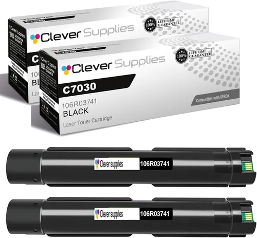 Miniatura 133 de CS compatible Xerox Phaser 6510/WorkCentre 6515 (106r03480) 2 cartuchos de tóner negro para Phaser 6510, WorkCentre 6515 2 negro