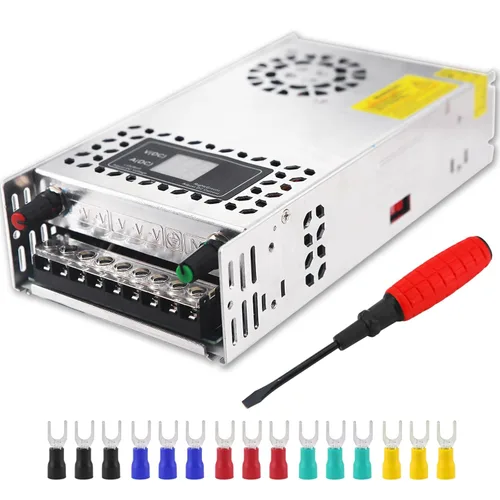 Miniatura 10 de EAGWELL Fuente de alimentación CC CA 110V/220V a DC 0-48V 10A 480W Buck Convertidor, adaptador LED ajustable regulado 5V 12V 24V 30V 36V 48V Volt