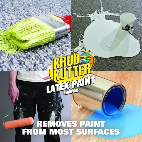 Miniatura 4 de Krud Kutter Spray removedor de pintura de látex, 24 onzas, elimina la pintura de látex seca y fresca de pisos, azulejos, madera y superficies duras