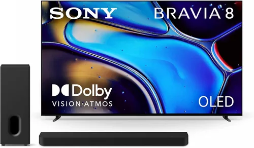 Miniatura 12 de Sony BRAVIA Paquete de cine en casa: barra de sonido de 3.1.2 canales HT-B600 con subwoofer inalámbrico y 55 pulgadas OLED 4K Ultra HD Smart Google
