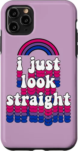 Miniatura 13 de I Just Look Straight Bisexual Rainbow Bisexual Pride Flag Case for iPhone 17