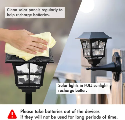 Miniatura 7 de Tenergy Solla - Batería recargable NiMH AA, 1000 mAh, baterías solares para luces de jardín solares, anti-fuga, durabilidad al aire libre, más de 5