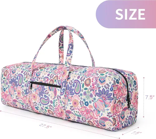 Miniatura 6 de Boulder Bee Bolsa para esterilla de yoga Gran portaesterillas de yoga con bolsillo para artículos mojados Regalos de yoga Bolsa de gimnasio