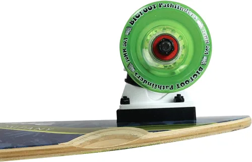 Miniatura 3 de Paradise Longboard Pintail Complete Cruiser Skateboard, Panda, 9.75 x 41 pulgadas