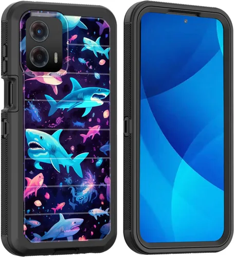 Miniatura 63 de Funda para Moto G Play 4G 2024, cuerpo completo, protección contra caídas, resistente, 3 capas, militar, resistente, duradera, para Motorola Moto G