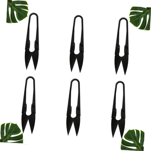 Miniatura 3 de EXCEART 12 piezas de bordado de cruz - Tijera de hilo pequeño Tijera de tijera para dar forma a la tela Tijera de hilo Clipper Tijeras de hilo