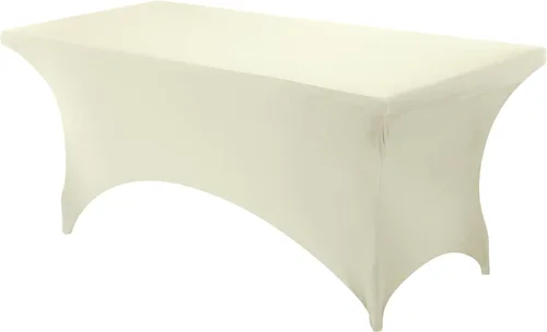 Miniatura 71 de Utopia Kitchen Mantel rectangular de spándex de 4 pies [1 unidad, negro] 200 GSM elástico, ajustado, lavable y resistente a las arrugas, cubierta