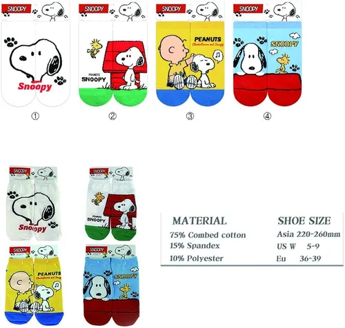 Miniatura 6 de Calcetines de personajes para mujer, 5.5