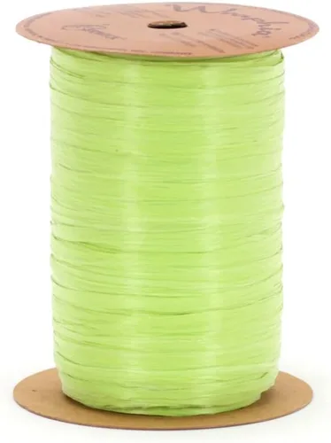 Miniatura 26 de Berwick Offray Cinta de rafia mate de 1/4" de ancho, verde manzana, 100 yardas, 0.276 in