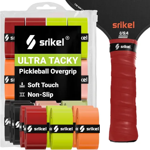 Miniatura 10 de Overgrip de paleta de pickleball – Cinta de agarre de pickleball ultra adherente, absorbente y antideslizante, suave al tacto y duradera