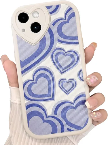 Miniatura 41 de Lovmooful Funda compatible con iPhone 13, diseño floral con lente de amor, protector de parachoques para niñas y mujeres, TPU suave a prueba