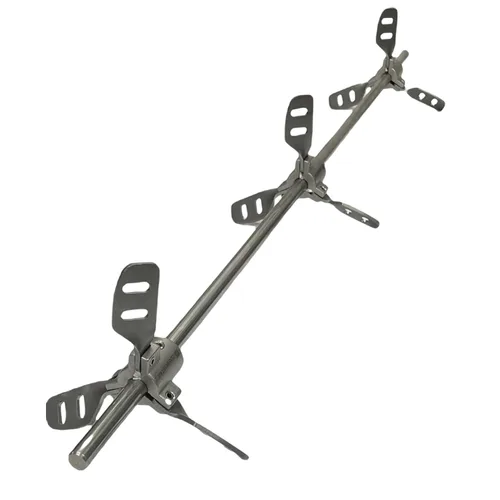 Miniatura 10 de Cosmostar Mezclador de pintura de 55 galones con cuchillas de mezcla de acero inoxidable expandibles y varilla de eje de 0.47 pulgadas, ideal
