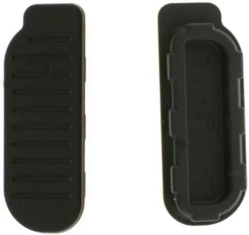 (2 unidades) Tapa de goma inferior Power Back Cover para Nikon D850 D500 Reemplazo de la cámara Terminal Cubierta de goma Tapa de goma