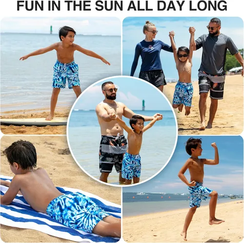 Miniatura 5 de Kanu Surf Traje de baño Yolo de secado rápido UPF 50+ para niños