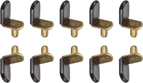 DTGN clavija de soporte para estante en L de 0.24 x 0.39 pulgadas (DXL) - Paquete de 20 unidades - Bueno para estante de muebles - Soporte de