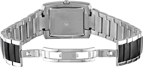 Miniatura 13 de Bulova Reloj clásico de cuarzo rectangular de 2 manecillas para hombre
