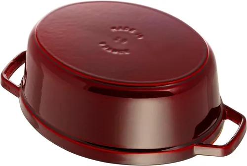 Miniatura 5 de STAUB - Olla cocotte ovalada 29cm rojo granada Granadina
